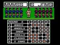 une photo d'Ã©cran de Super Rugby sur Nintendo Nes